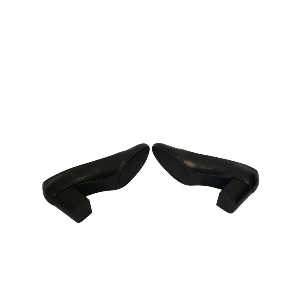 New Easy Street Proper Pumps Block Heel Black 8.5